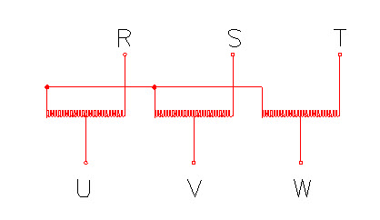 Three Phase Auto Transformer Draw